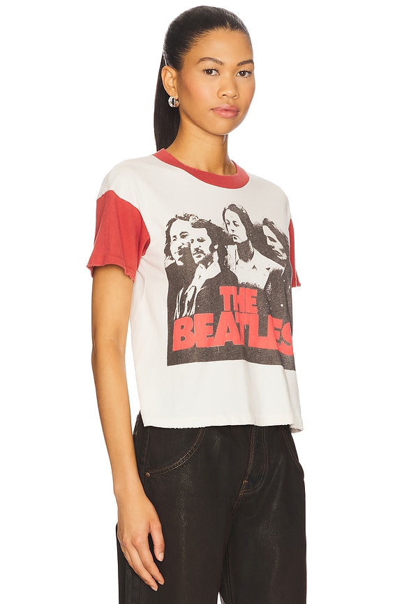 view 2 of 4 CAMISETA THE BEATLES in Off White & Vintage Red