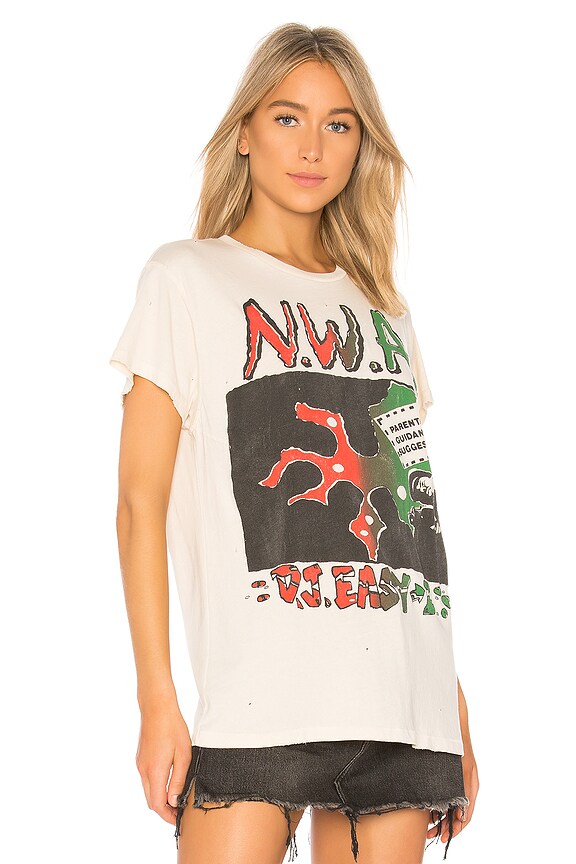 view 2 of 4 NWA DJ Easy E Tee in Dirty White