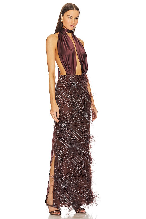 view 2 of 4 Danielle Gown in Brown