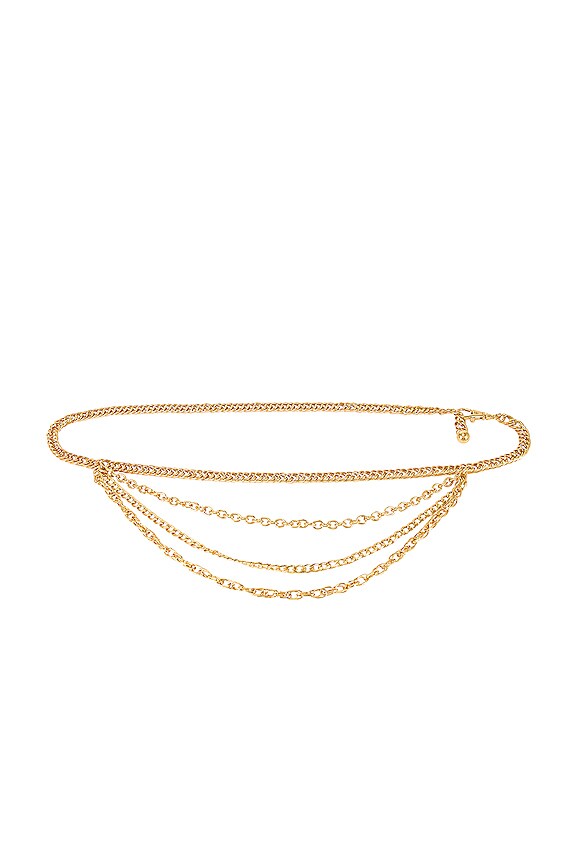 view 2 of 3 x REVOLVE Harper Chain Belt in Gold