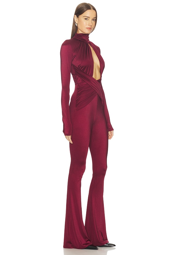 view 2 of 3 x REVOLVE Salima Jumpsuit in Burgundy