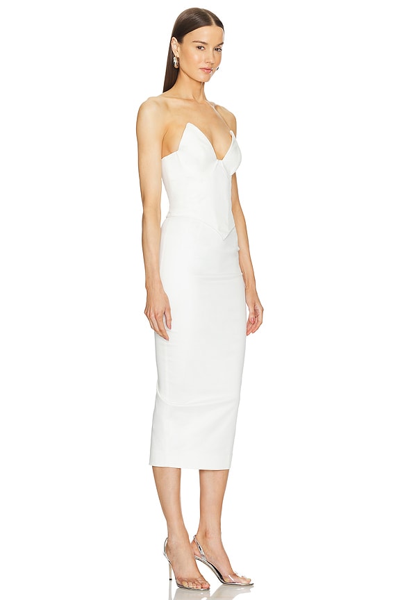 view 2 of 3 x REVOLVE Zosia Midi Dress in Ivory