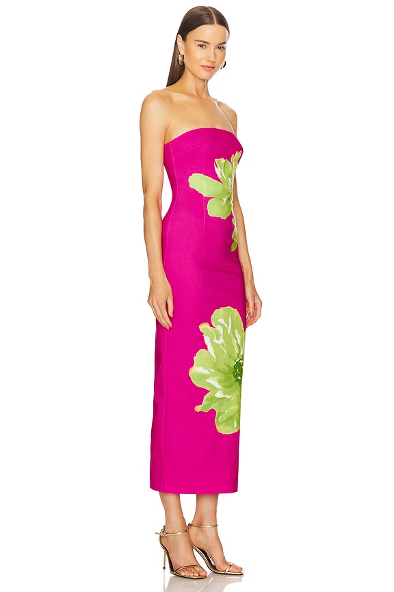 view 2 of 3 VESTIDO JOSELYN in Pink Sunburst Floral