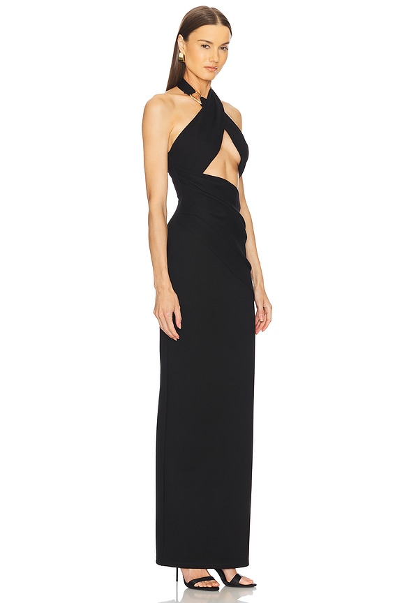 view 2 of 4 VESTIDO LARGO VICTORIA in Black