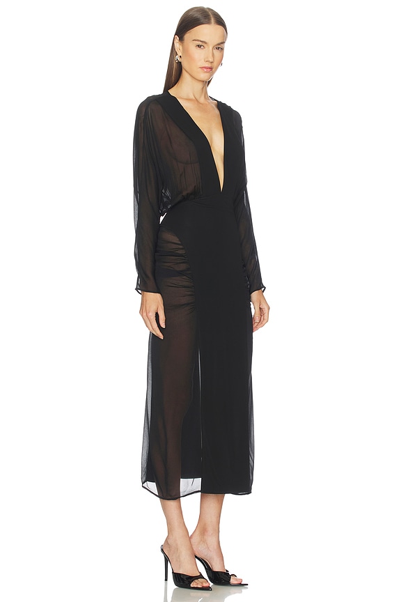 view 2 of 3 x REVOLVE Benedita Midi Dress in Black