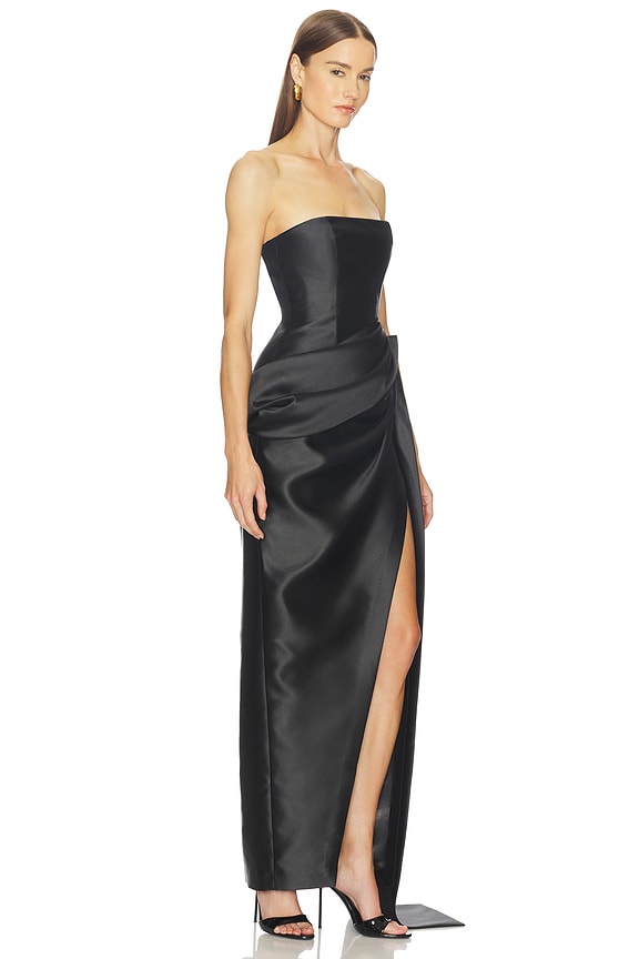 view 2 of 4 x REVOLVE Pommier Maxi Dress in Black
