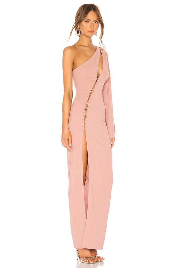 view 2 of 3 VESTIDO LARGO LUNA in Blush