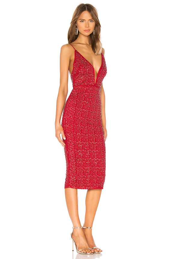 view 2 of 4 VESTIDO MIDI KENDALL in Ruby Red