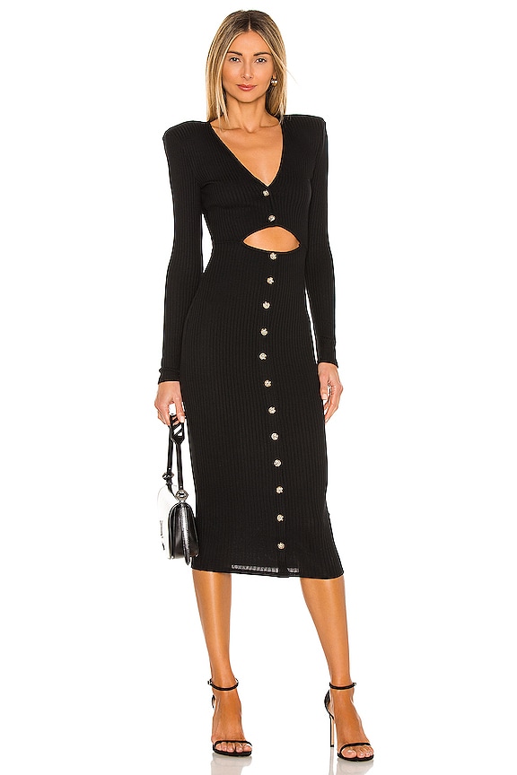 view 1 of 4 x REVOLVE Mila Midi Dress in Black