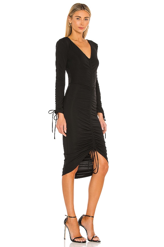 view 2 of 3 VESTIDO RUCHED in Black
