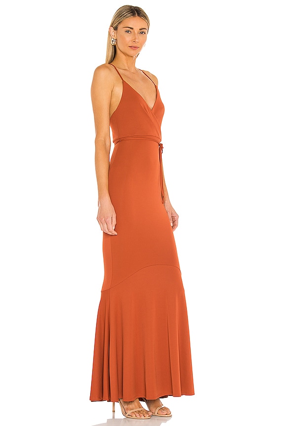 view 2 of 3 x REVOLVE Genevieve Maxi Dress in Burnt Sienna