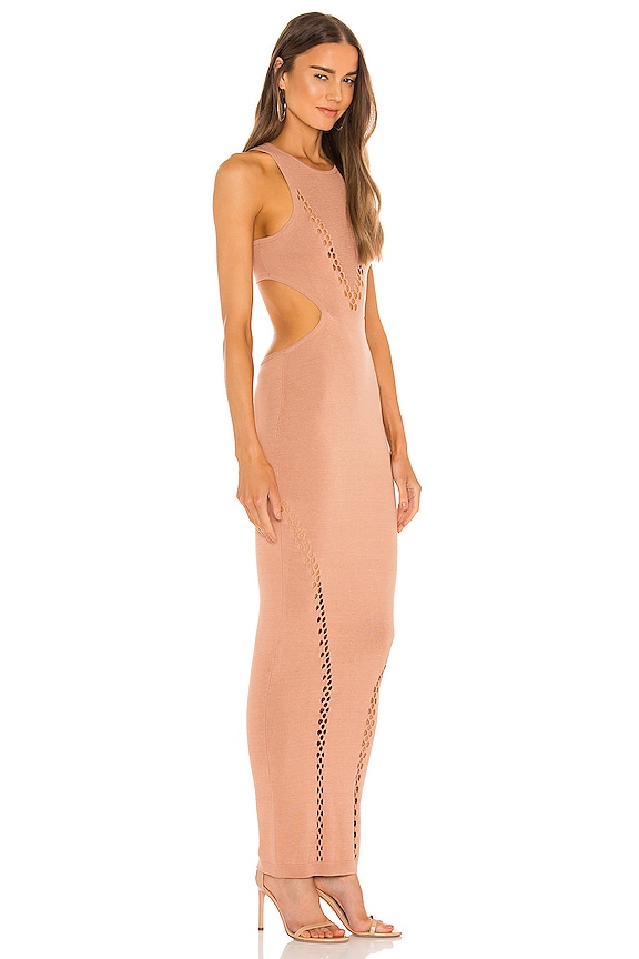 view 2 of 3 x REVOLVE Izaro Maxi Dress in Nude