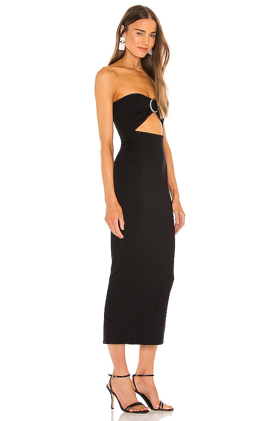 view 2 of 3 x REVOLVE Erin Midi Dress in Black