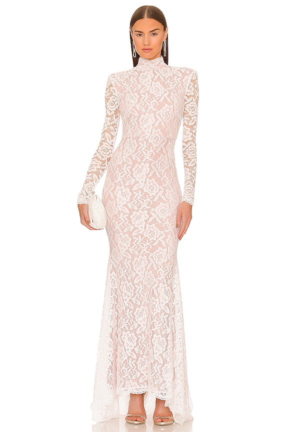 view 2 of 3 ROBE DE SOIRÉE CICELY in White