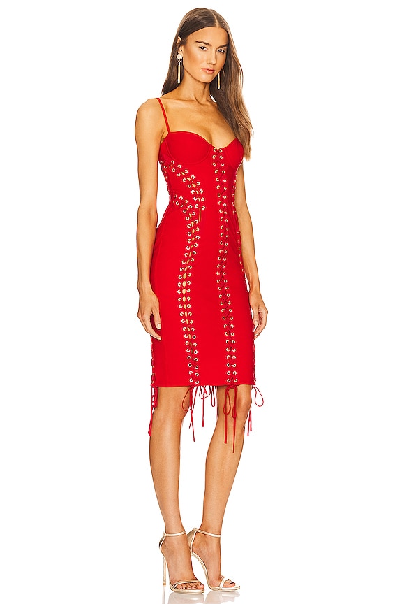 view 2 of 3 VESTIDO ANYSSA in Red