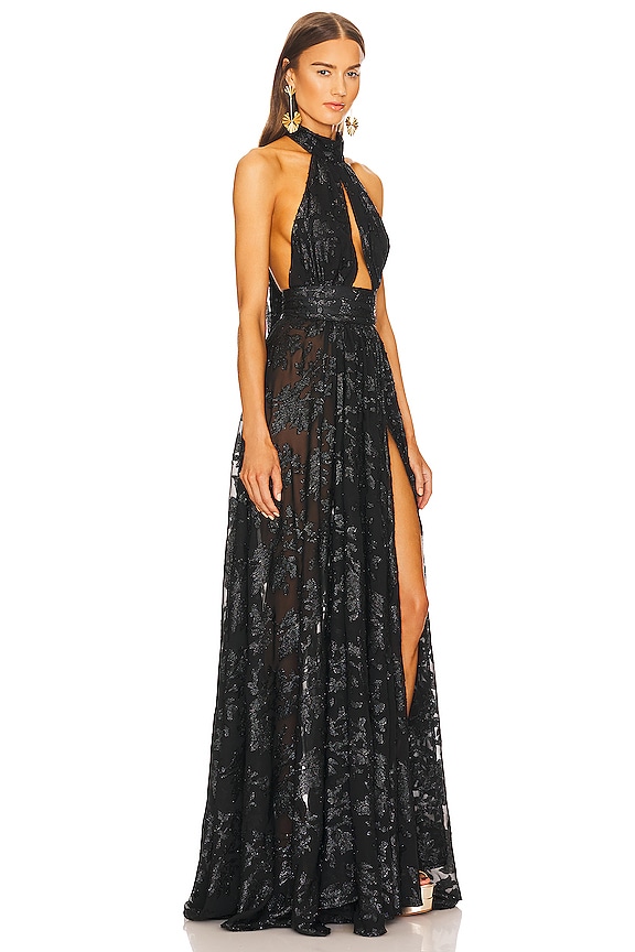 view 2 of 4 VESTIDO LARGO LUARA in Black