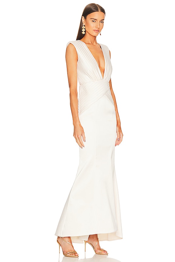 view 2 of 3 VESTIDO LARGO SARA in Ivory