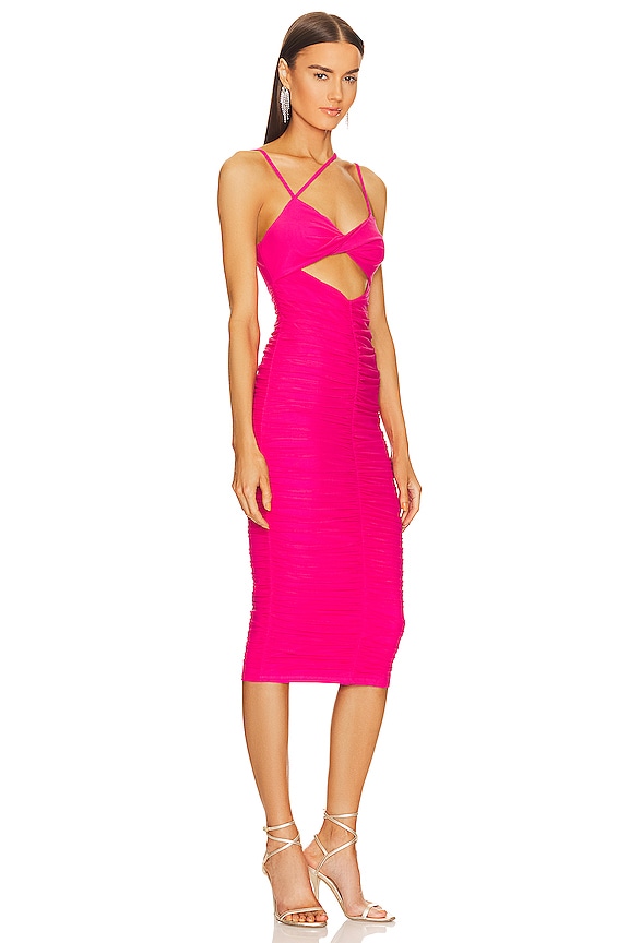 view 2 of 3 x REVOLVE Davie Midi Dress in Hot Pink