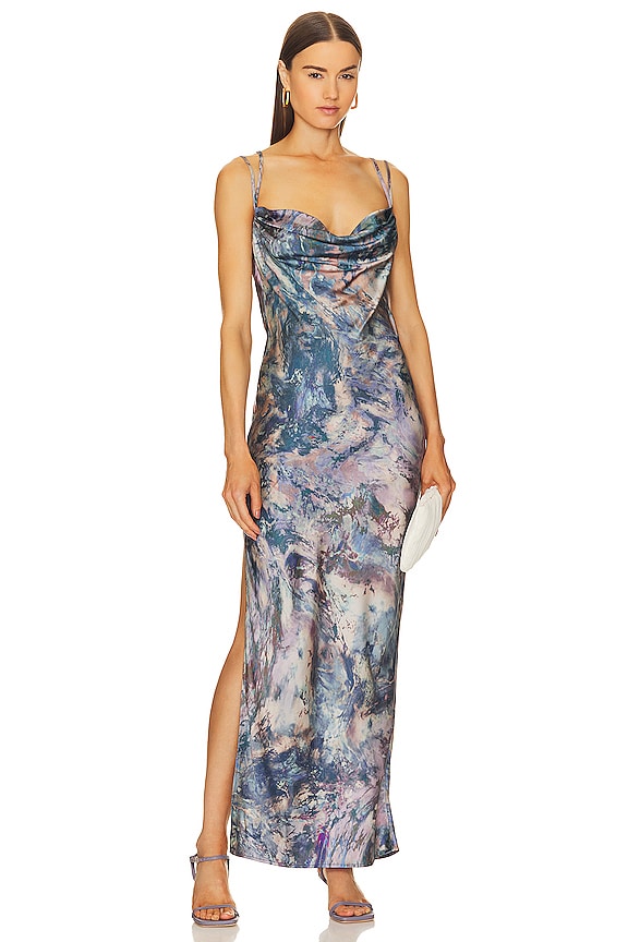 view 2 of 4 x Vestido Braxton REVOLVE in Oil Abstract Print