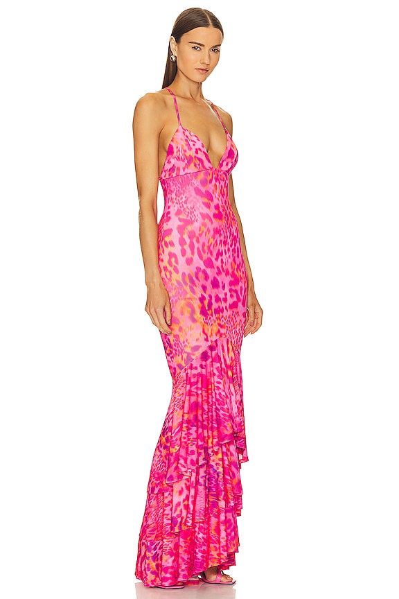 view 2 of 3 SUVI ドレス in Pink Leopard