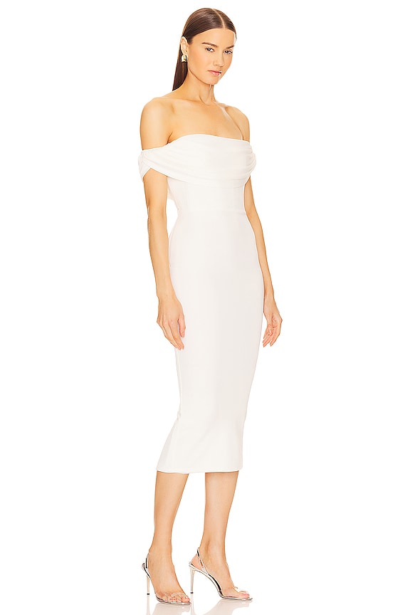 view 2 of 3 x REVOLVE Laurence Midi Dress in Ivory