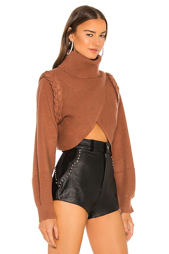 view 2 of 4 PULL FRESIA in Caramel Brown