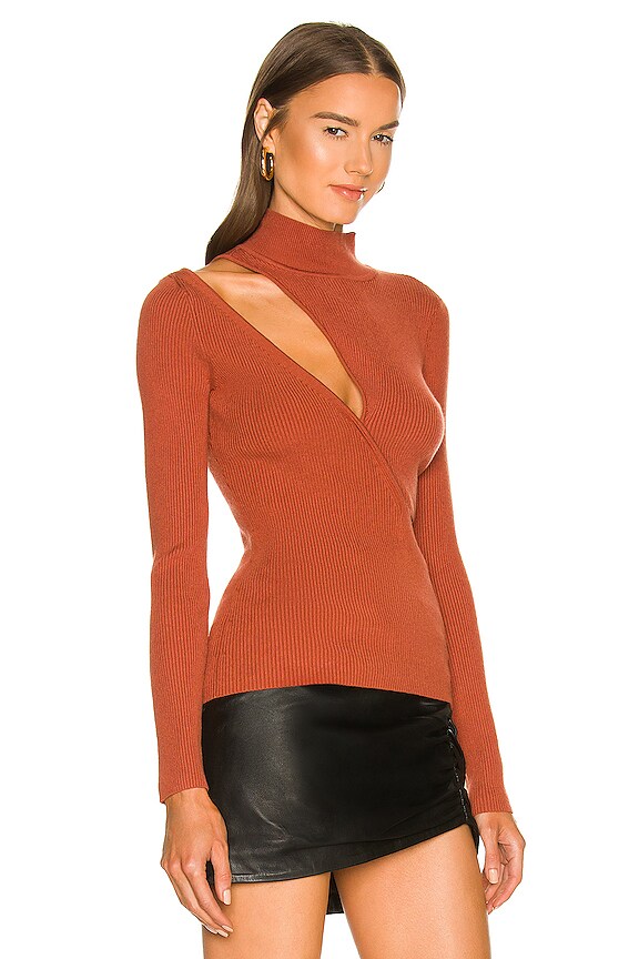 view 2 of 4 СВИТЕР SORAYA in Rust