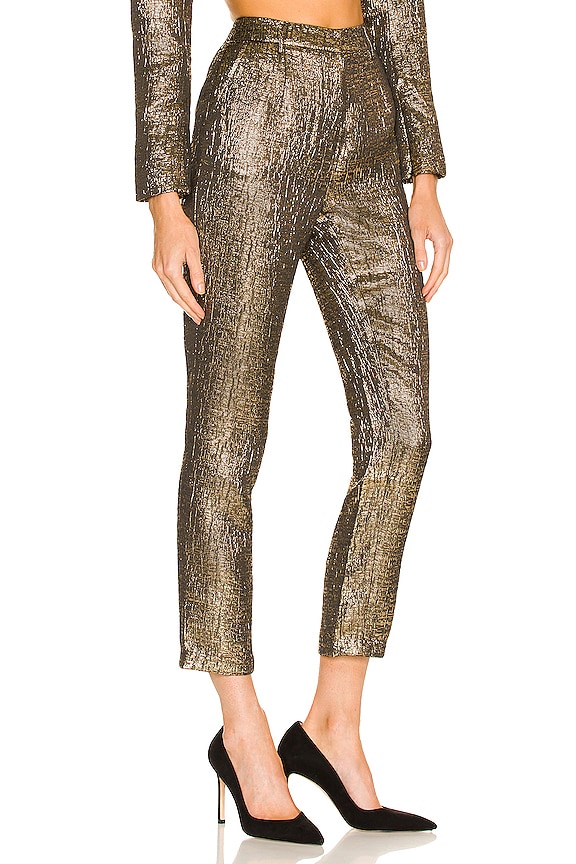 view 2 of 5 x REVOLVE Waverly Pant in Black & Gold