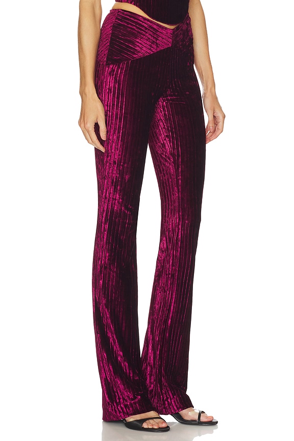 view 2 of 6 x REVOLVE Ryliana Pant in Burgundy