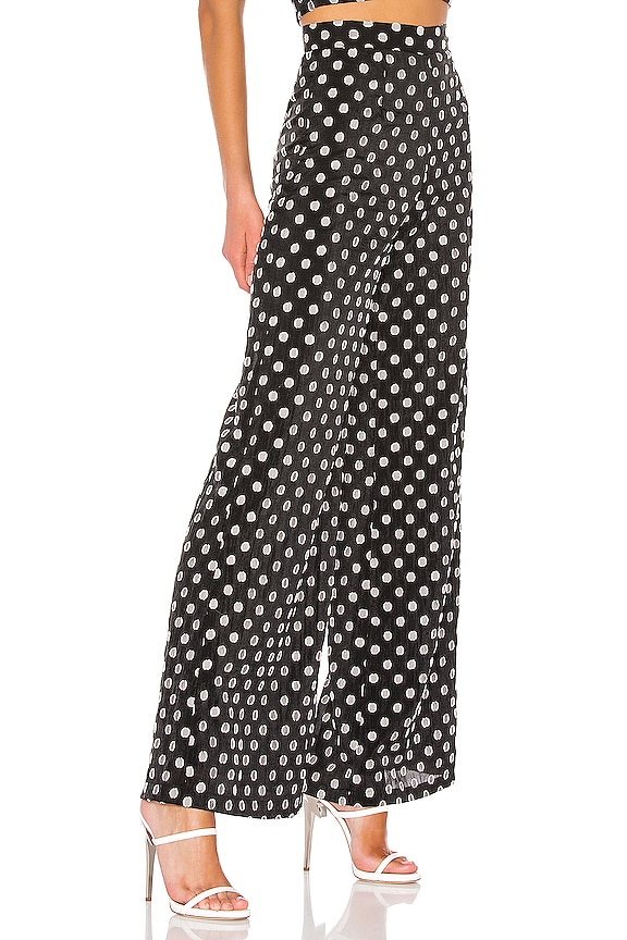 view 2 of 4 PANTALON BONNIE in Black Dot