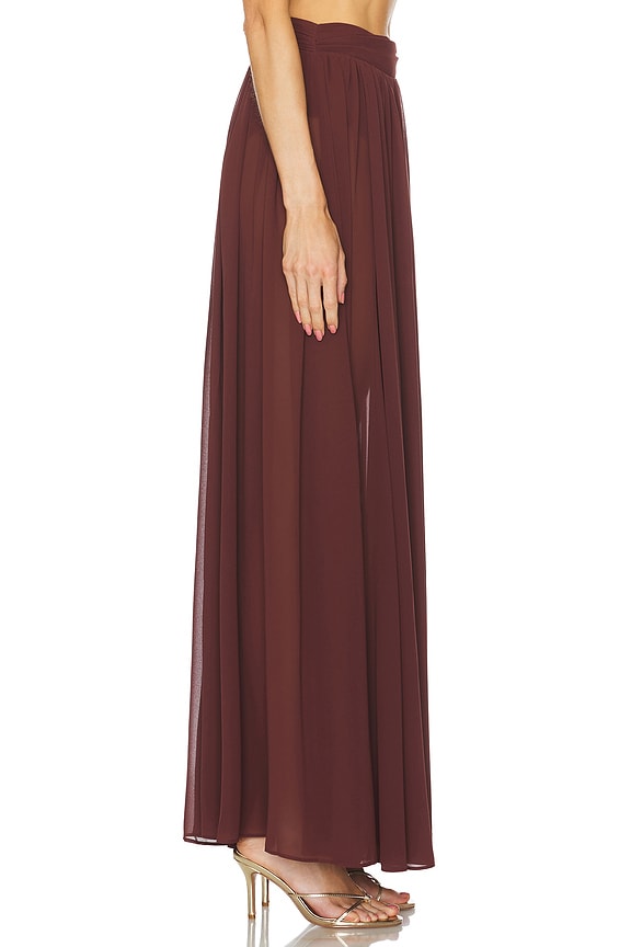 view 2 of 6 x REVOLVE Acacia Maxi Skirt in Brown