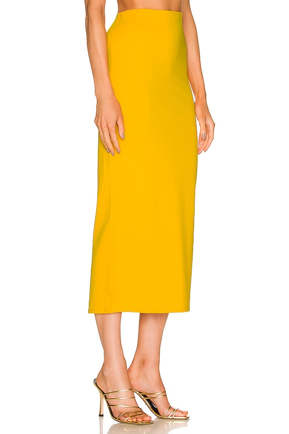 view 2 of 4 x REVOLVE Amira Midi Skirt in Citrus Yellow