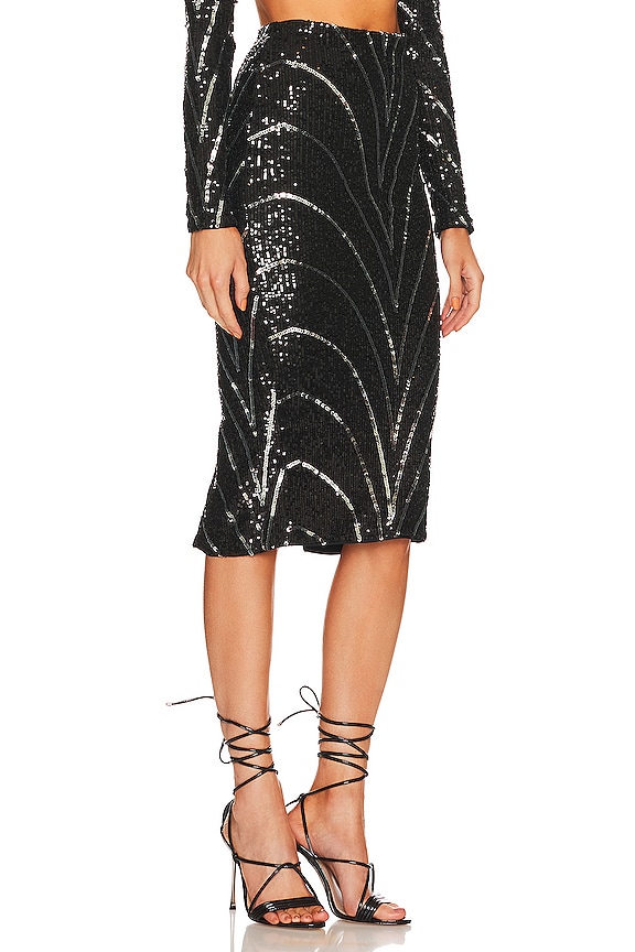 view 2 of 4 JUPE LEONIE in Black & Silver