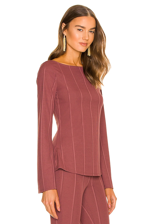 view 2 of 4 x REVOLVE Emily Long Sleeve Top in Deep Mauve