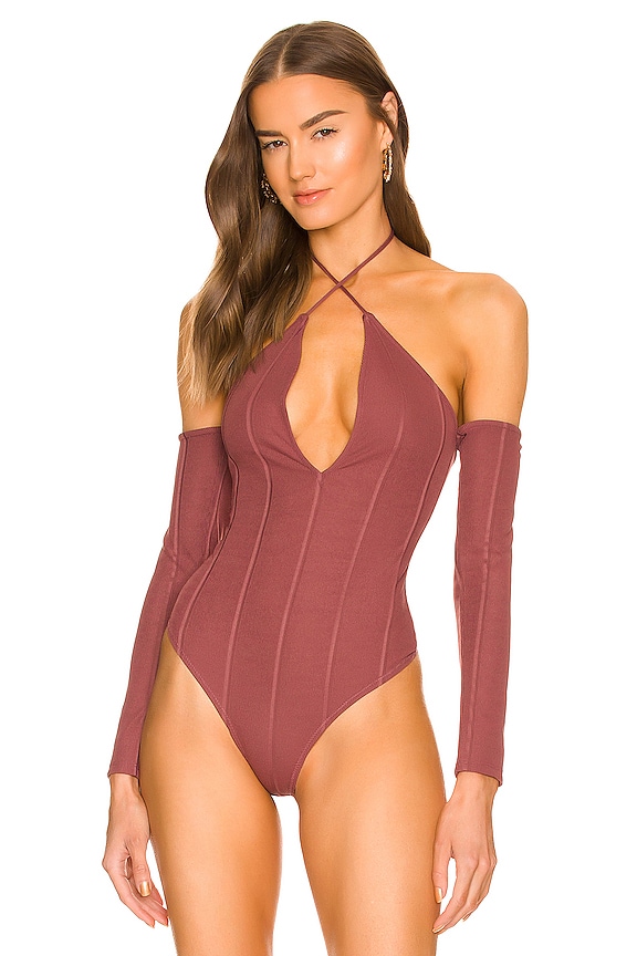 view 2 of 5 x REVOLVE Hattie Bodysuit in Deep Mauve