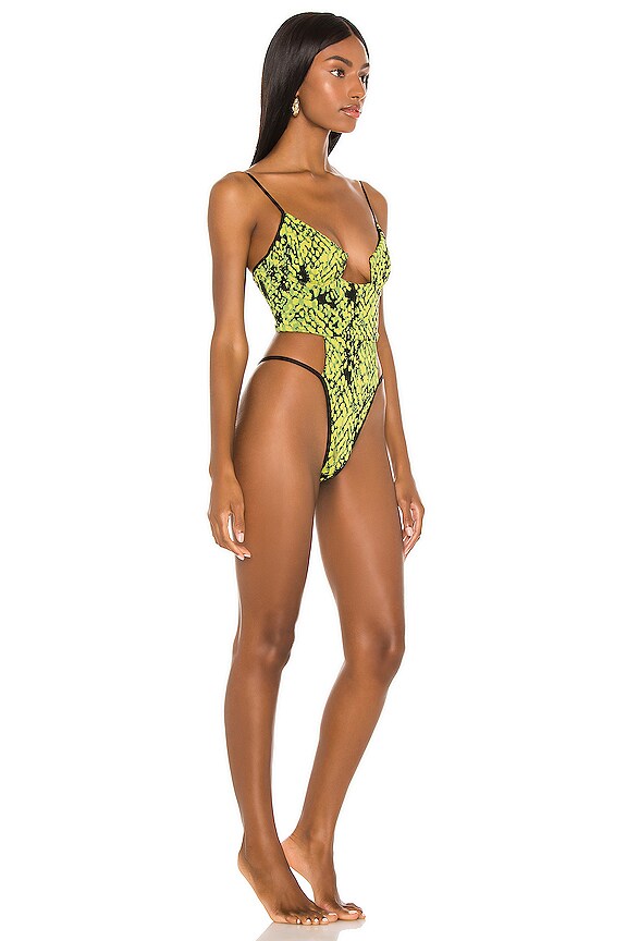 view 2 of 3 x REVOLVE Granger One Piece in Green Glow Snake