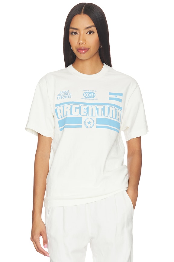 view 1 of 4 Argentina Sportwear T-shirt in White
