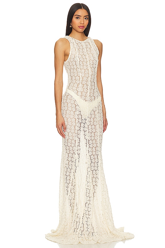 view 2 of 3 Lenora Dress in Ecru