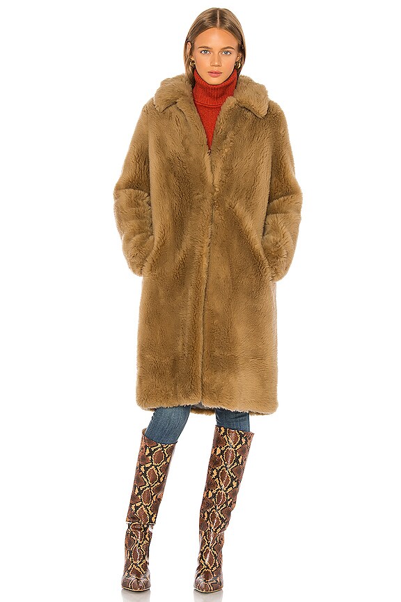 view 2 of 4 Woven Wool Coat in Sable