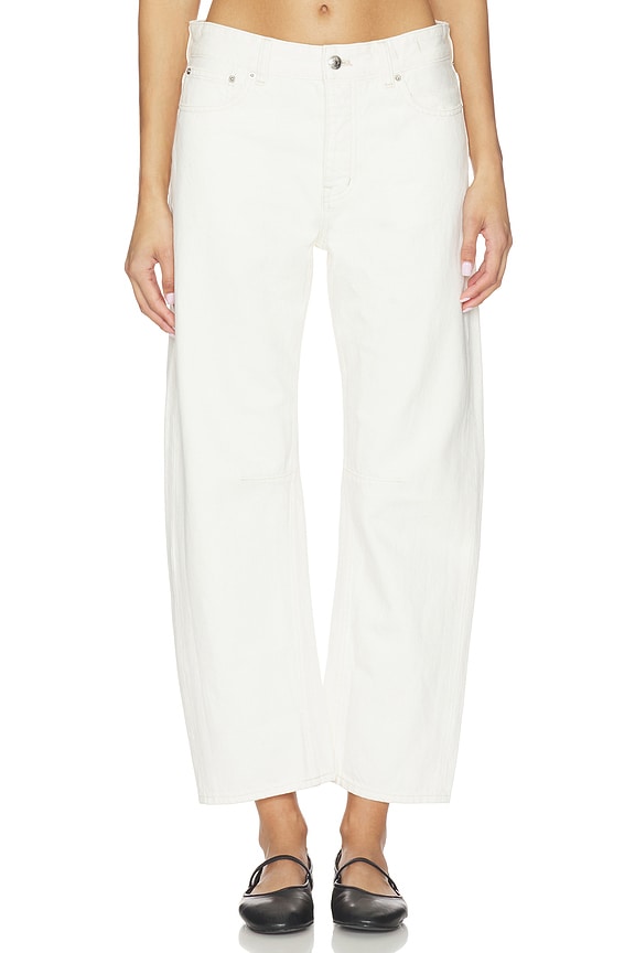 view 1 of 6 Darted Barrel Jeans in Vintage Canvas