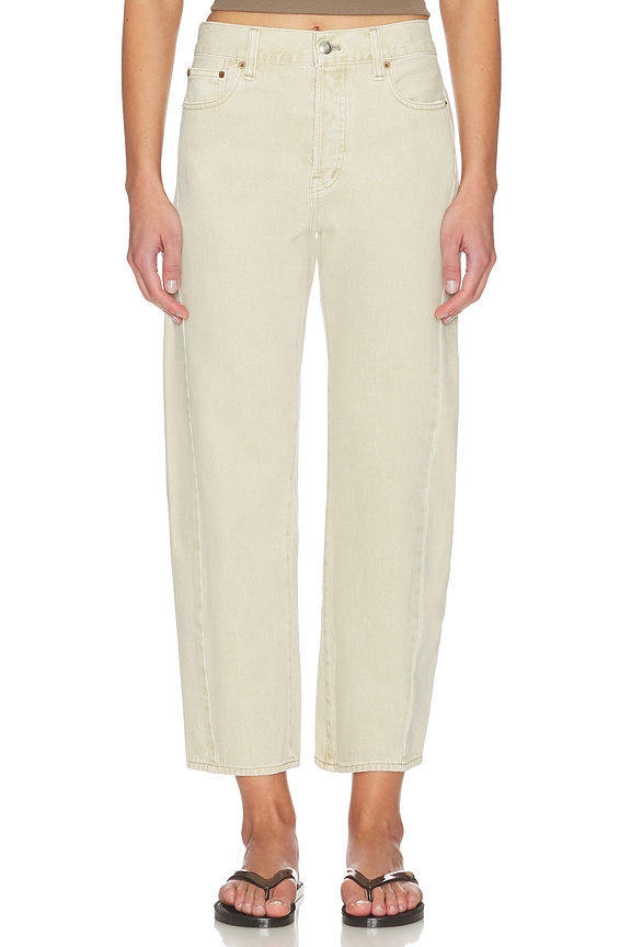 view 1 of 6 JAMBE TONNEAU PIECED in Faded Khaki