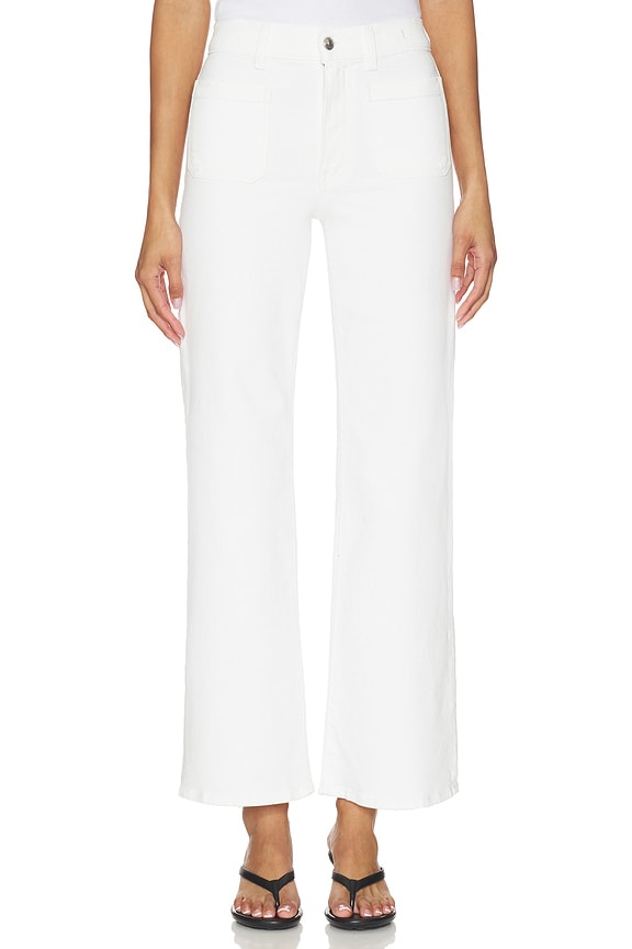 view 1 of 6 PIERNA ANCHA PATCH POCKET in Tile White