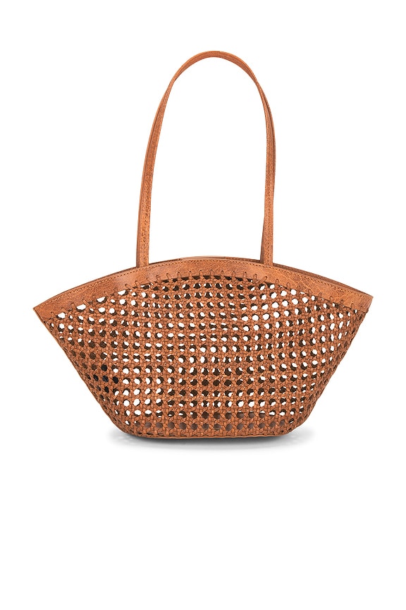 view 1 of 4 Sm Caning Tote Bag in Toasted Coconut