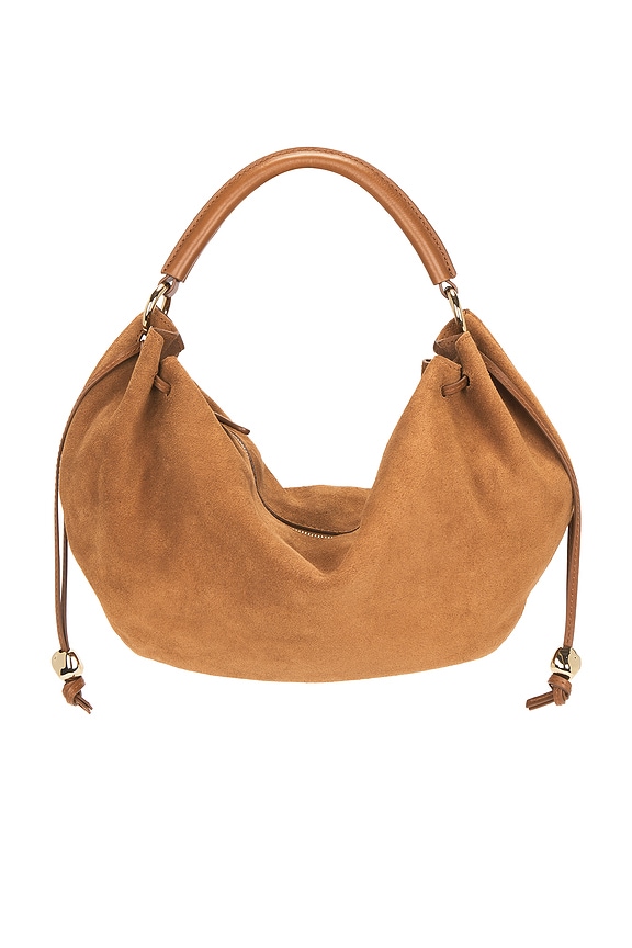 view 2 of 5 BOLSO HOMBRO in Aged Cognac Suede