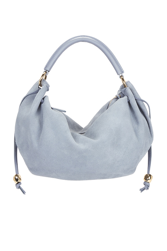 view 2 of 5 SAC PORTÉ ÉPAULE in Serene Blue Suede