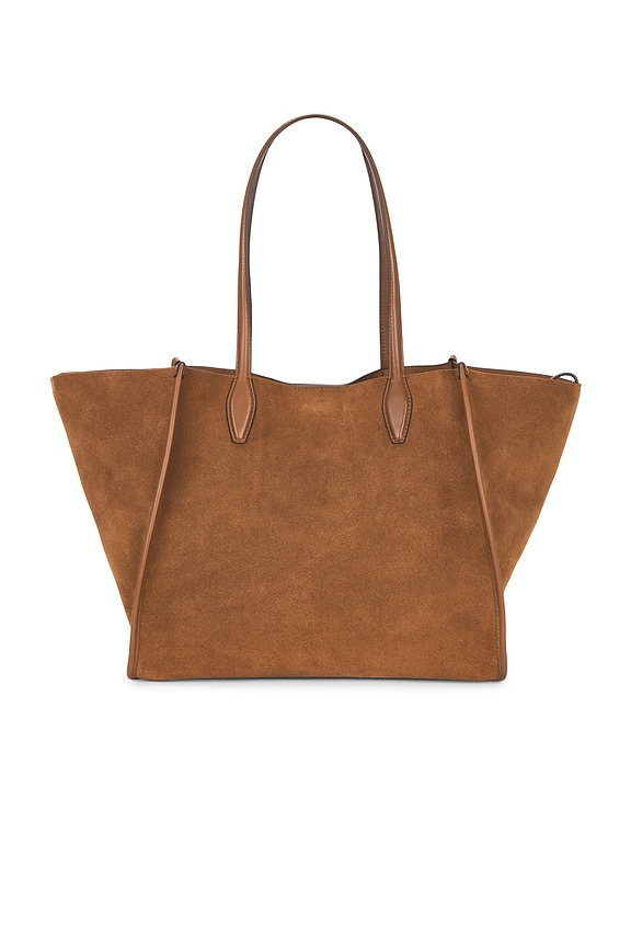 view 1 of 4 Lexington Tote in Aged Cognac Suede