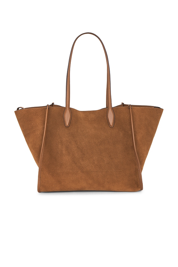 view 2 of 4 Lexington Tote in Aged Cognac Suede