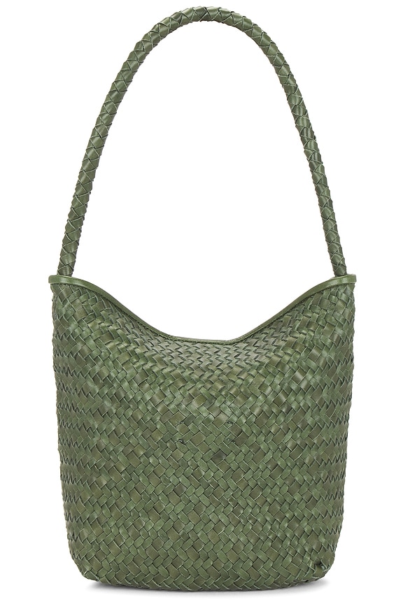 view 2 of 4 Handwoven Shoulder Bag in Golf Green