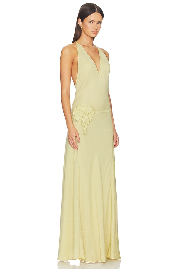 view 2 of 3 Fran Belt Dress in Yellow