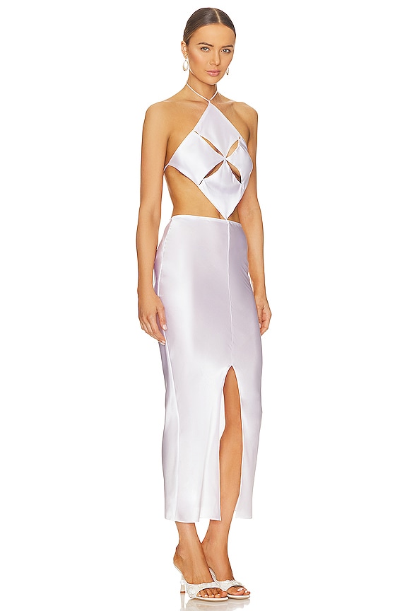 view 2 of 3 Carmen Dress in White